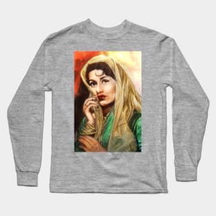 Art of an indian beauty Long Sleeve T-Shirt